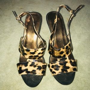 Leopard heels